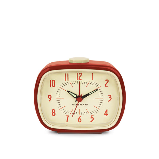 Red Retro Alarm Clock